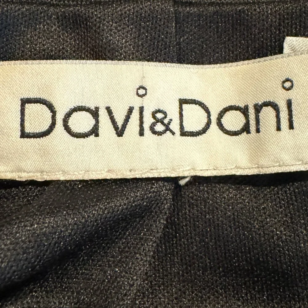 Love this! Davi & Dani Multi-Color Mulit-Strip Sequin A-Line Stretch Ski… - Picture 4 of 8
